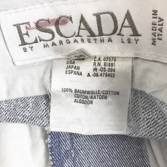 ESCADA Vintage Embellished Piping Jeans - Picture 6 of 8